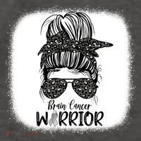 Brain Cancer Warrior Gift Vector Backpack