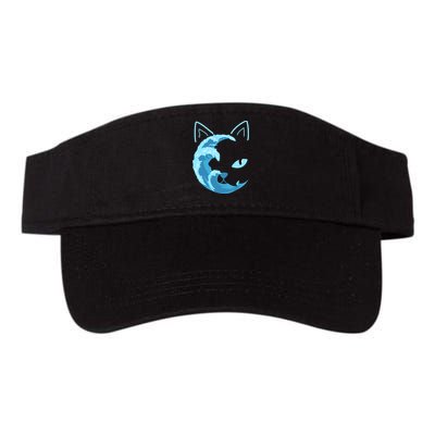 Blue Cats Wave For Kamala Funny Blue Wave Of Cat Ladies Valucap Bio-Washed Visor