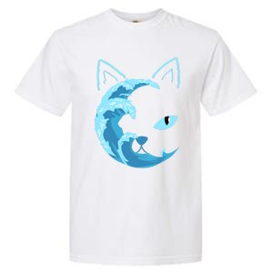 Blue Cats Wave For Kamala Funny Blue Wave Of Cat Ladies Garment-Dyed Heavyweight T-Shirt