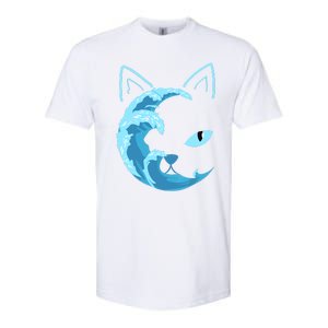 Blue Cats Wave For Kamala Funny Blue Wave Of Cat Ladies Softstyle CVC T-Shirt