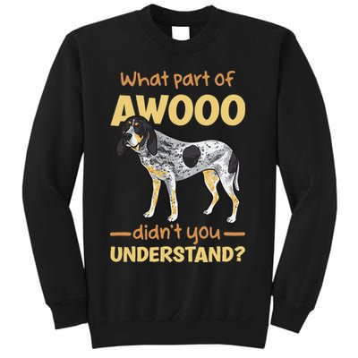 Bluetick Coonhound What Part Of Awooo DidnT You Understand Sweatshirt