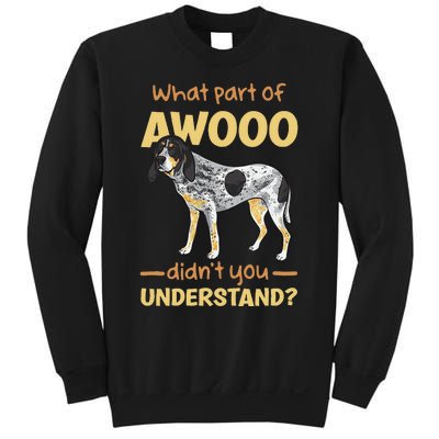 Bluetick Coonhound What Part Of Awooo DidnT You Understand Sweatshirt