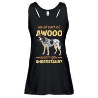 Bluetick Coonhound What Part Of Awooo DidnT You Understand Ladies Essential Flowy Tank