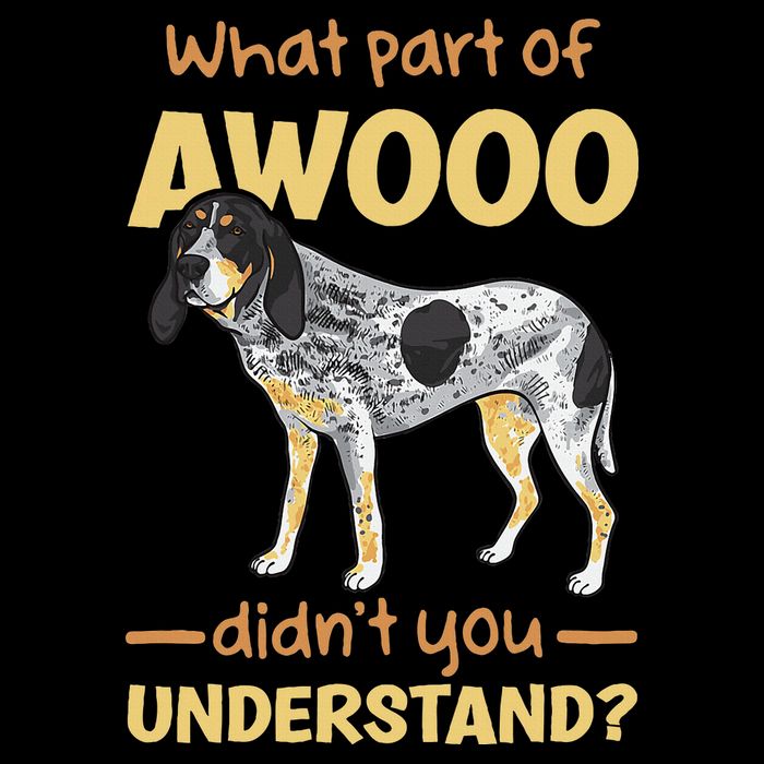 Bluetick Coonhound What Part Of Awooo DidnT You Understand Flatbill Hat