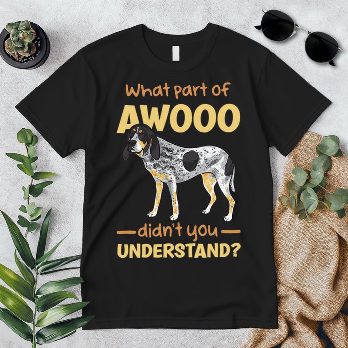 Bluetick Coonhound What Part Of Awooo DidnT You Understand Premium T-Shirt