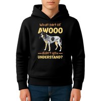 Bluetick Coonhound What Part Of Awooo DidnT You Understand Kids Hoodie