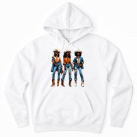 Black Cowgirl Western Rodeo Juneteenth Black History Texas Hoodie