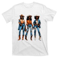 Black Cowgirl Western Rodeo Juneteenth Black History Texas T-Shirt