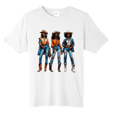 Black Cowgirl Western Rodeo Juneteenth Black History Texas Tall Fusion ChromaSoft Performance T-Shirt