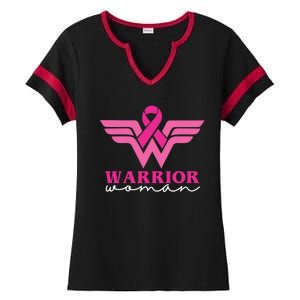 Breast Cancer Warrior Gift For Her Ladies Halftime Notch Neck Tee