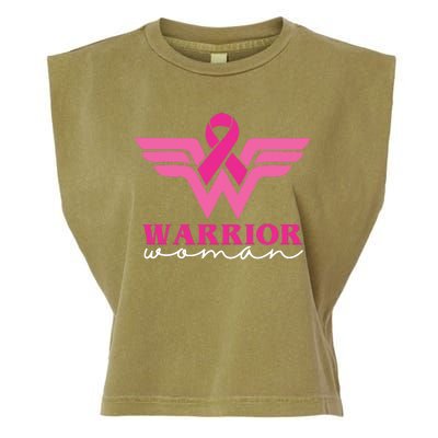 Breast Cancer Warrior Gift For Her Garment-Dyed Women's Muscle Tee