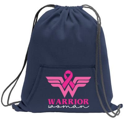 Breast Cancer Warrior Gift For Her Sweatshirt Cinch Pack Bag