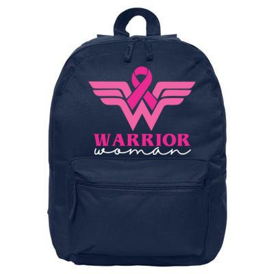 Breast Cancer Warrior Gift For Her 16 in Basic Backpack