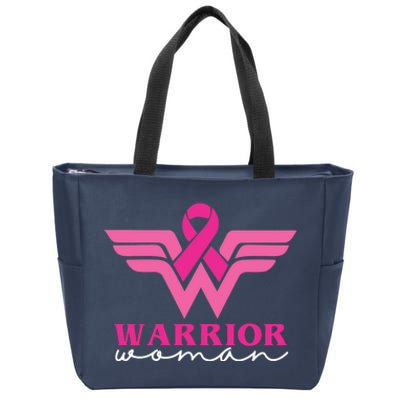 Breast Cancer Warrior Gift For Her Zip Tote Bag