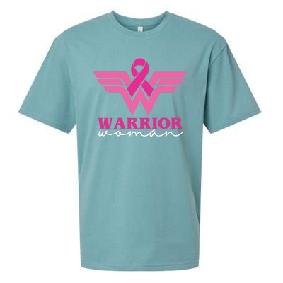 Breast Cancer Warrior Gift For Her Sueded Cloud Jersey T-Shirt