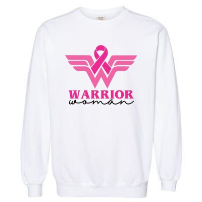 Breast Cancer Warrior Gift For Her Garment-Dyed Sweatshirt