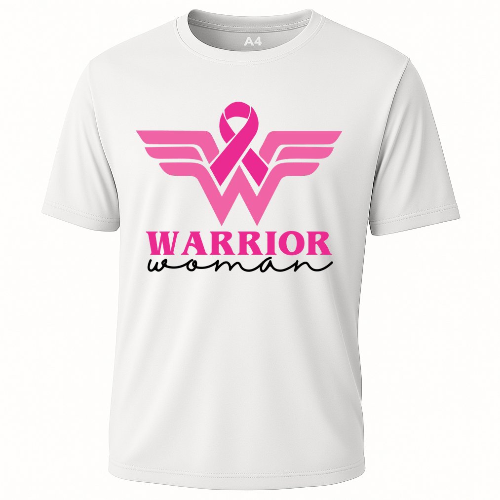 Breast Cancer Warrior Gift For Her Cooling Performance Crew T-Shirt
