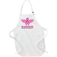 Breast Cancer Warrior Gift For Her Full-Length Apron With Pockets