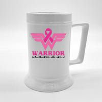 Breast Cancer Warrior Gift For Her Beer Stein