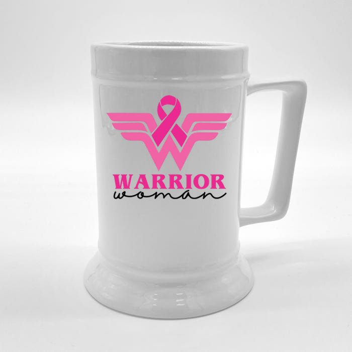 Breast Cancer Warrior Gift For Her Beer Stein