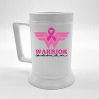 Breast Cancer Warrior Gift For Her Beer Stein