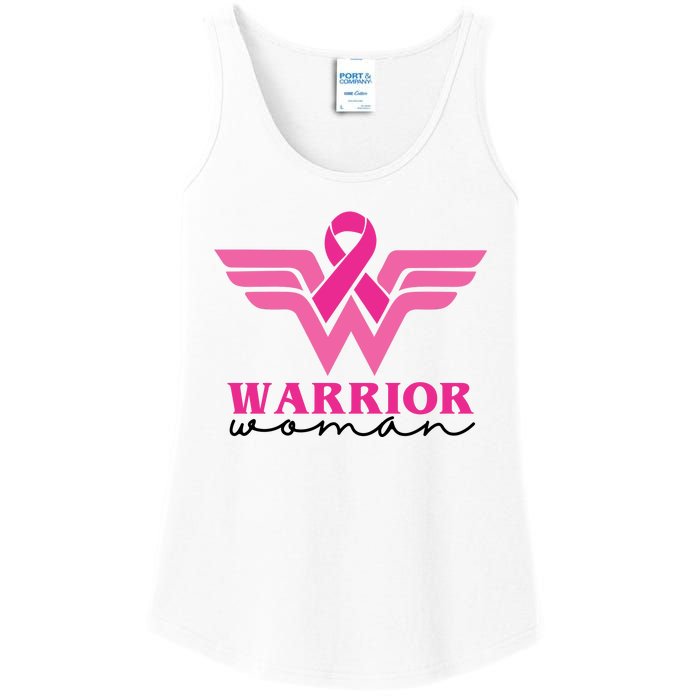 Breast Cancer Warrior Gift For Her Ladies Essential Tank