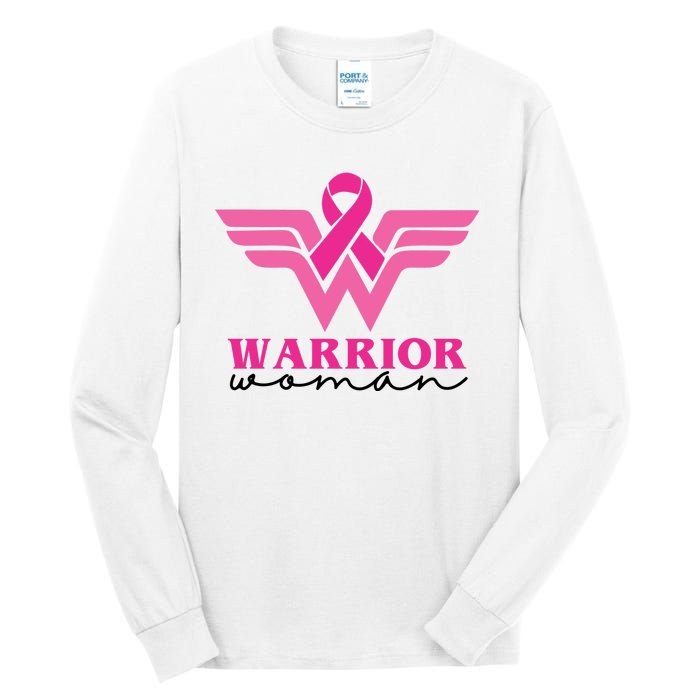 Breast Cancer Warrior Gift For Her Tall Long Sleeve T-Shirt