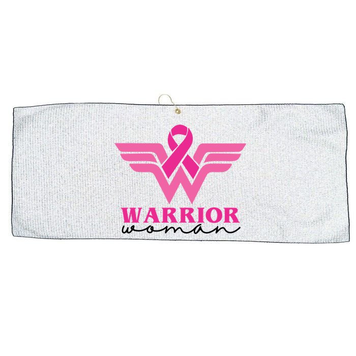 Breast Cancer Warrior Gift For Her Large Microfiber Waffle Golf Towel