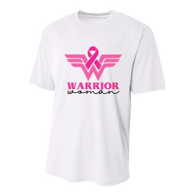 Breast Cancer Warrior Gift For Her Youth Performance Sprint T-Shirt