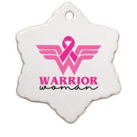 Breast Cancer Warrior Gift For Her Ceramic Star Ornament