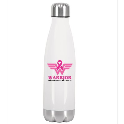 Breast Cancer Warrior Gift For Her Stainless Steel Insulated Water Bottle