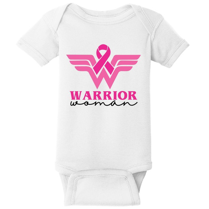 Breast Cancer Warrior Gift For Her Baby Bodysuit