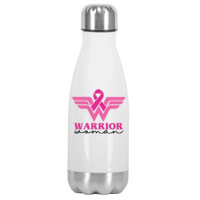 Breast Cancer Warrior Gift For Her Stainless Steel Insulated Water Bottle