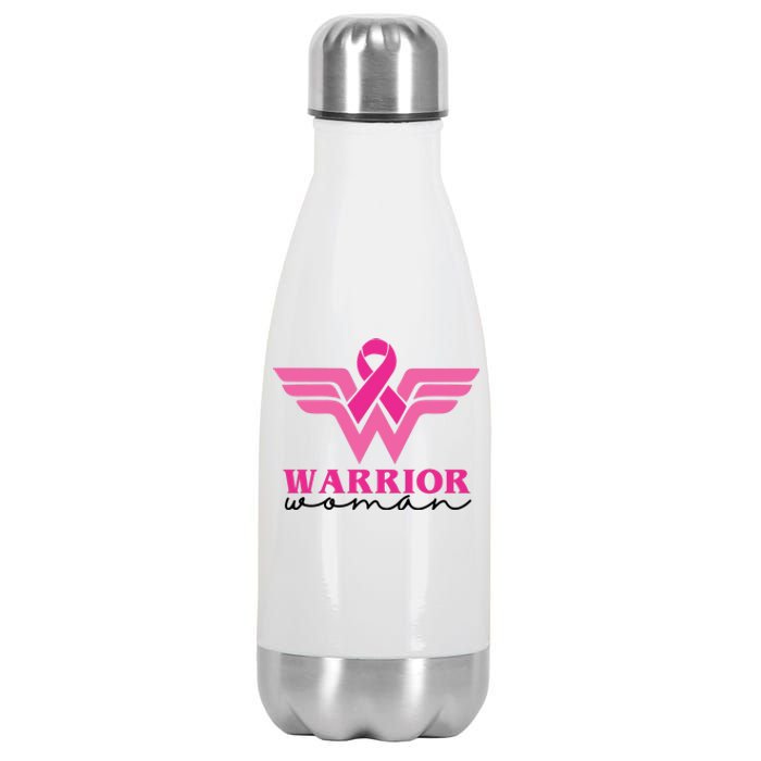 Breast Cancer Warrior Gift For Her Stainless Steel Insulated Water Bottle