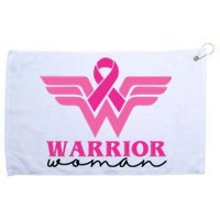 Breast Cancer Warrior Gift For Her Grommeted Golf Towel