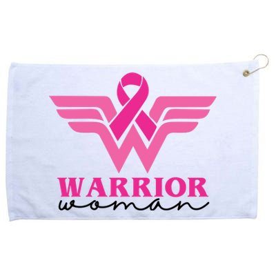 Breast Cancer Warrior Gift For Her Grommeted Golf Towel