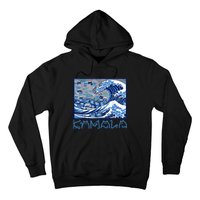 Blue Cats Wave Childless Cat Lady For Kama 2024 Hoodie