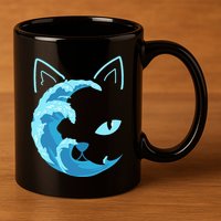Blue Cats Wave For Kamala Funny Blue Wave Of Cat Ladies 11oz C Handle Ceramic Mug