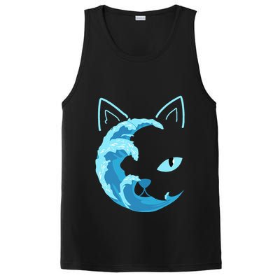 Blue Cats Wave For Kamala Funny Blue Wave Of Cat Ladies PosiCharge Competitor Tank