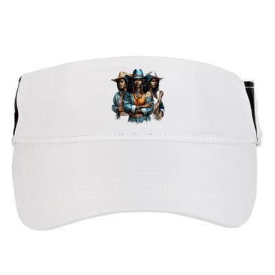 Black Cowgirl Western Rodeo Melanin Black History Juneteenth Gift Adult Drive Performance Visor
