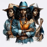 Black Cowgirl Western Rodeo Melanin Black History Juneteenth Gift Hat