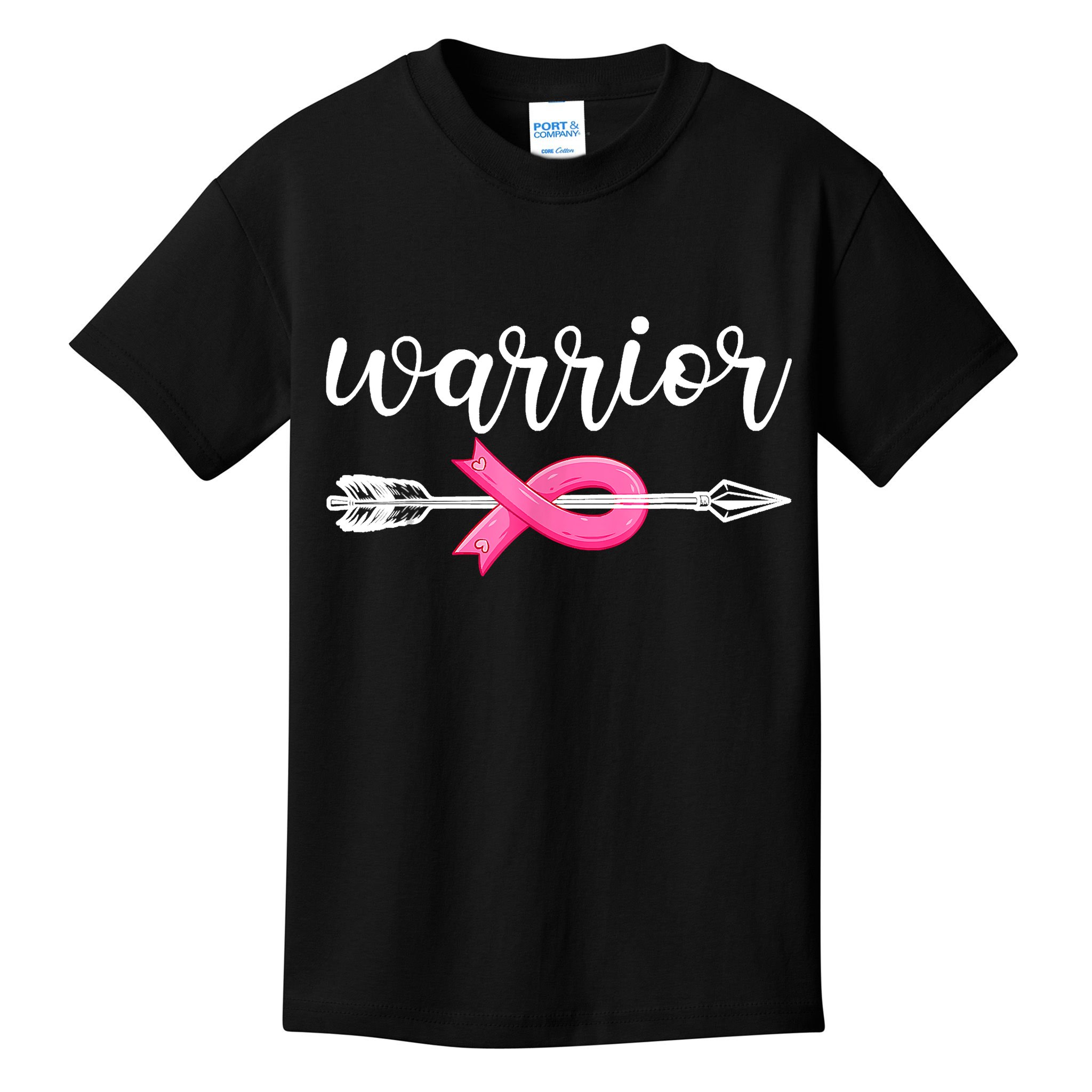 Breast Cancer Warrior Breast Cancer Awareness Kids T-Shirt