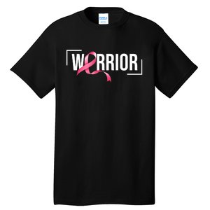 Breast Cancer Warrior Ribbon Tall T-Shirt