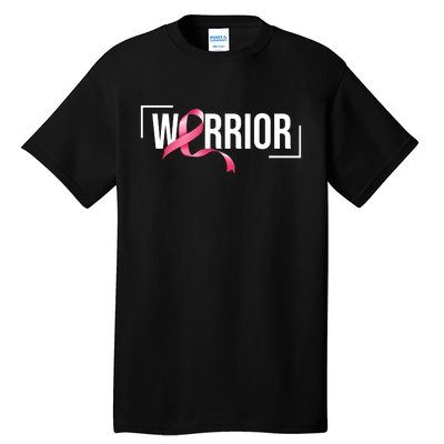 Breast Cancer Warrior Ribbon Tall T-Shirt