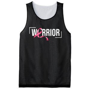 Breast Cancer Warrior Ribbon Mesh Reversible Basketball Jersey Tank