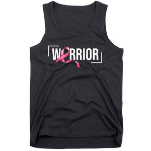 Breast Cancer Warrior Ribbon Tank Top