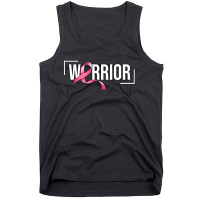 Breast Cancer Warrior Ribbon Tank Top