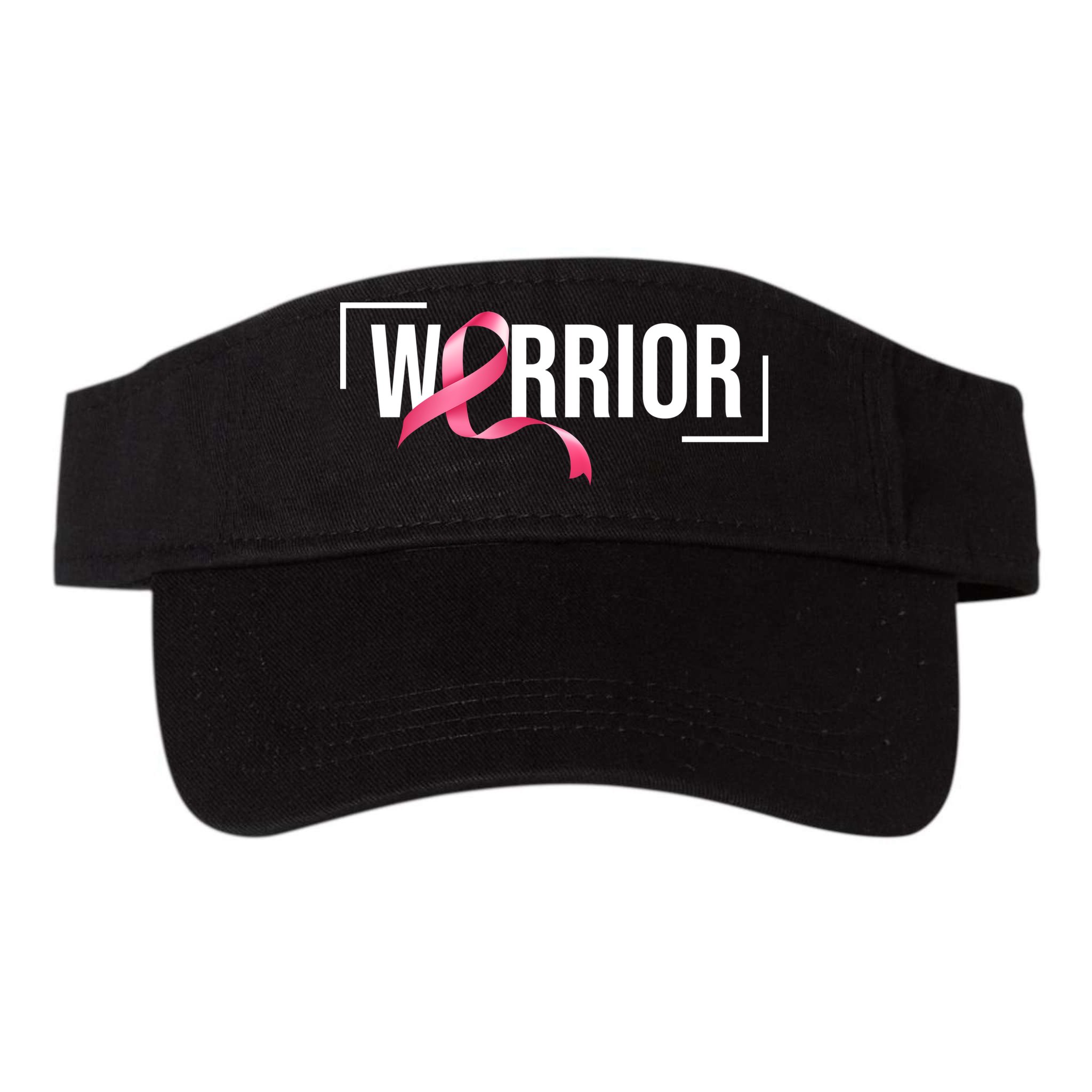 Breast Cancer Warrior Ribbon Visor