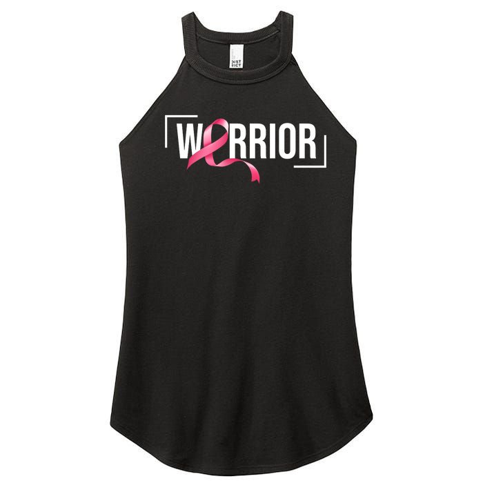 Breast Cancer Warrior Ribbon Women’s Perfect Tri Rocker Tank