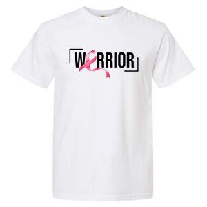 Breast Cancer Warrior Ribbon Garment-Dyed Heavyweight T-Shirt